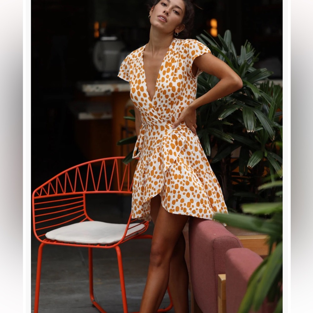 NWT XIX palms Santiago dress sz S
